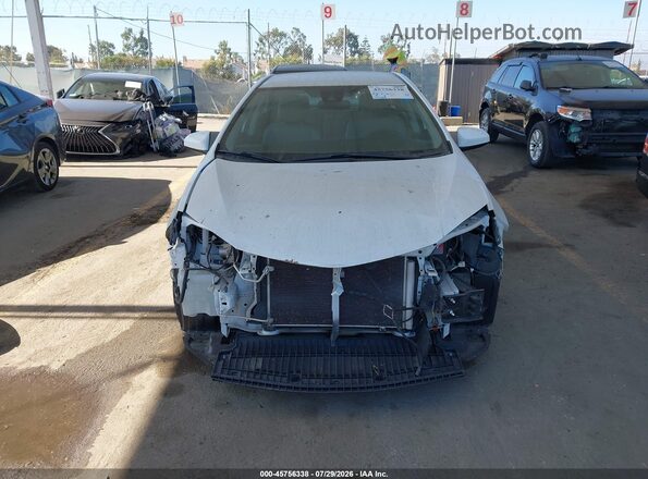 2T1BURHE9KC162204 2019 TOYOTA COROLLA White უკანა სალონის ხედი