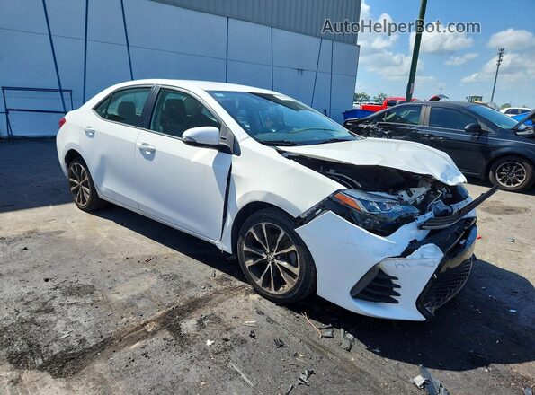 2T1BURHE9KC178967 2019 TOYOTA COROLLA White Przód prawy