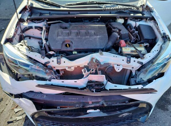 2T1BURHE9KC178967 2019 TOYOTA COROLLA White Widok wnętrza z tyłu