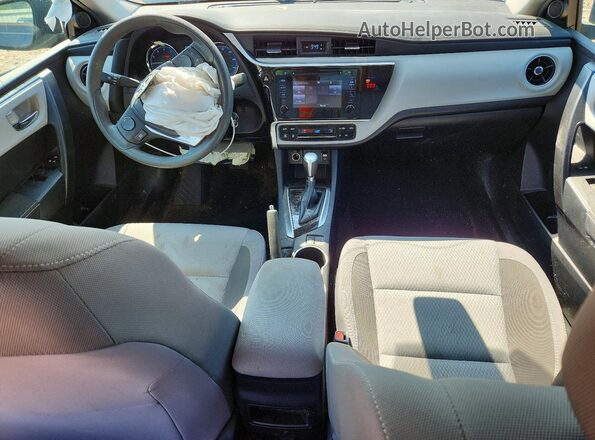 2T1BURHE9KC198359 2019 TOYOTA COROLLA Blue Вид панелі приладів