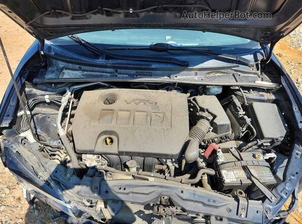 2T1BURHE9KC198359 2019 TOYOTA COROLLA Blue Вид задньої частини салону