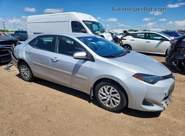 2T1BURHE9KC201440 2019 TOYOTA COROLLA Silver Передня права чверть