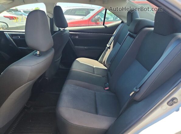 2T1BURHE9KC201440 2019 TOYOTA COROLLA Silver Вид задніх сидінь