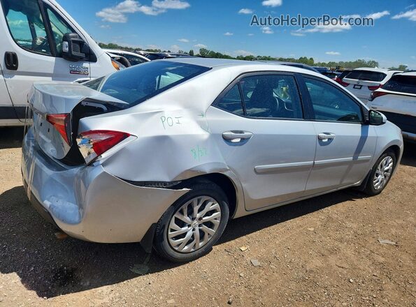 2T1BURHE9KC201440 2019 TOYOTA COROLLA Silver Задня права чверть