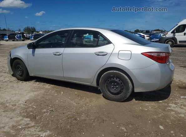 2T1BURHE9KC206511 2019 TOYOTA COROLLA Silver უკანა მარცხენა