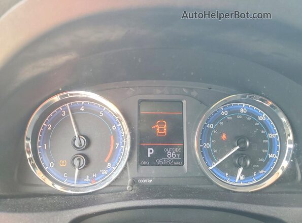 2T1BURHE9KC206511 2019 TOYOTA COROLLA Silver ხელსაწყოთა პანელის ხედი