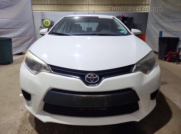 2T1BURHEXGC486012 2016 TOYOTA COROLLA White Դիմացի տեսք