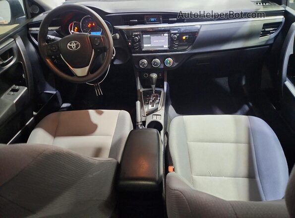 2T1BURHEXGC486012 2016 TOYOTA COROLLA White Առջևի վահանակի տեսք