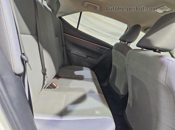 2T1BURHEXGC486012 2016 TOYOTA COROLLA White Հետևի նստատեղերի տեսք