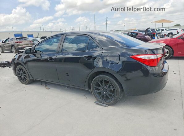 2T1BURHEXGC494725 2016 TOYOTA COROLLA Black უკანა მარცხენა