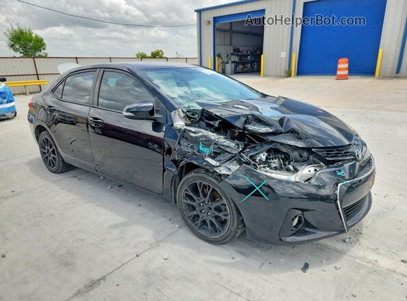 2T1BURHEXGC494725 2016 TOYOTA COROLLA Black წინა მარჯვენა