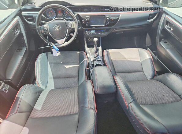 2T1BURHEXGC494725 2016 TOYOTA COROLLA Black წინა პანელის ხედი
