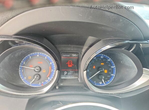 2T1BURHEXGC494725 2016 TOYOTA COROLLA Black ხელსაწყოთა პანელის ხედი
