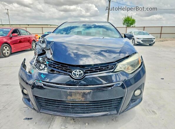 2T1BURHEXGC494725 2016 TOYOTA COROLLA Black წინა ხედი