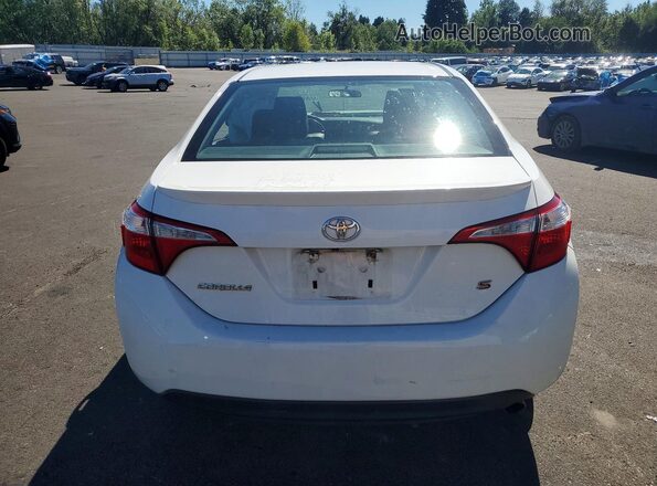 2T1BURHEXGC499892 2016 TOYOTA COROLLA White Vista trasera