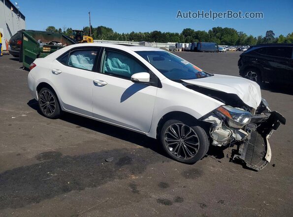 2T1BURHEXGC499892 2016 TOYOTA COROLLA White Delantero derecho