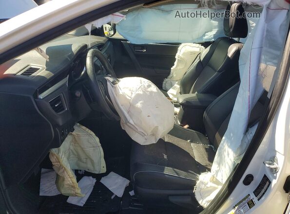 2T1BURHEXGC499892 2016 TOYOTA COROLLA White Vista interior delantera