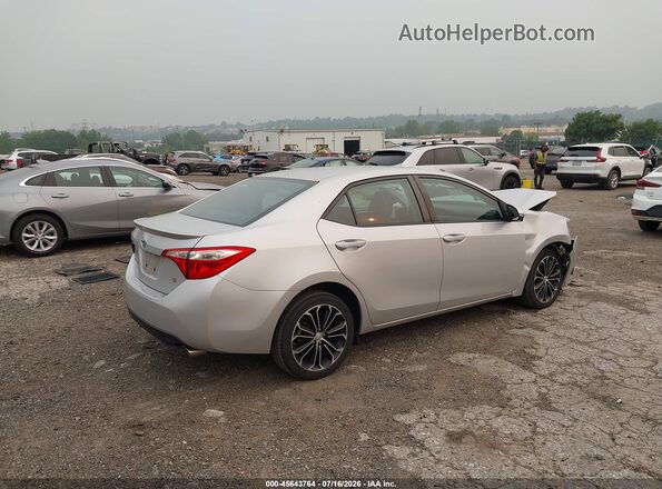 2T1BURHEXGC516576 2016 TOYOTA COROLLA Silver უკანა მარჯვენა