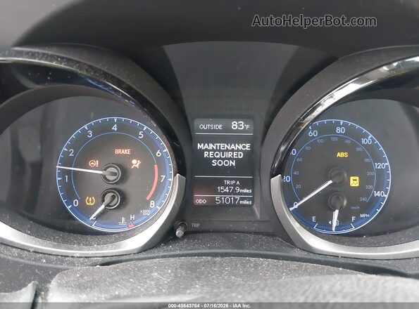 2T1BURHEXGC516576 2016 TOYOTA COROLLA Silver უკანა სავარძლების ხედი