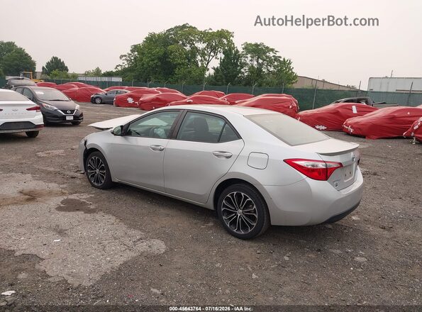 2T1BURHEXGC516576 2016 TOYOTA COROLLA Silver უკანა მარცხენა