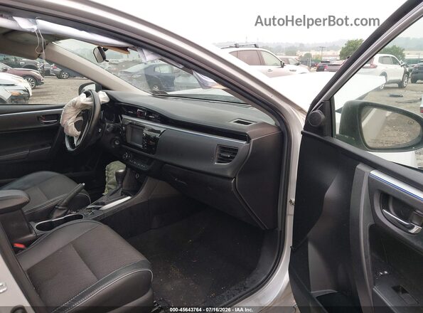 2T1BURHEXGC516576 2016 TOYOTA COROLLA Silver წინა სალონის ხედი