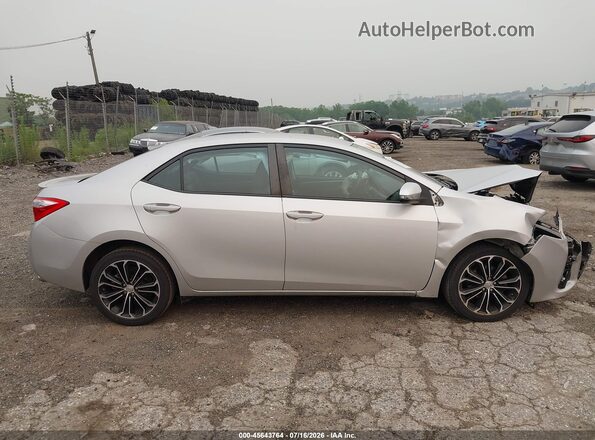 2T1BURHEXGC516576 2016 TOYOTA COROLLA Silver უკანა სალონის ხედი
