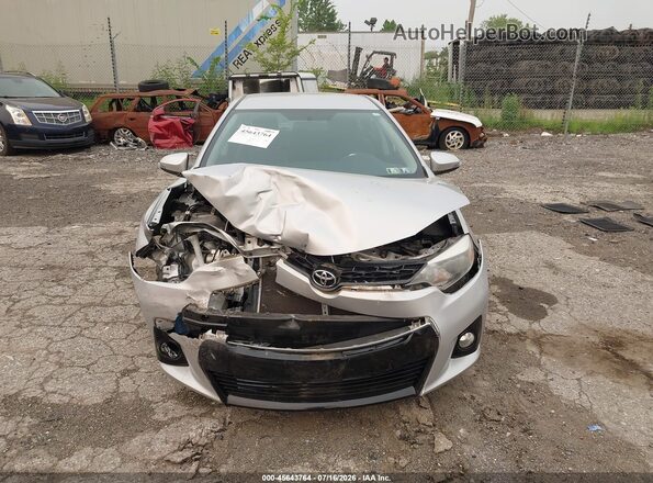 2T1BURHEXGC516576 2016 TOYOTA COROLLA Silver ხელსაწყოთა პანელის ხედი