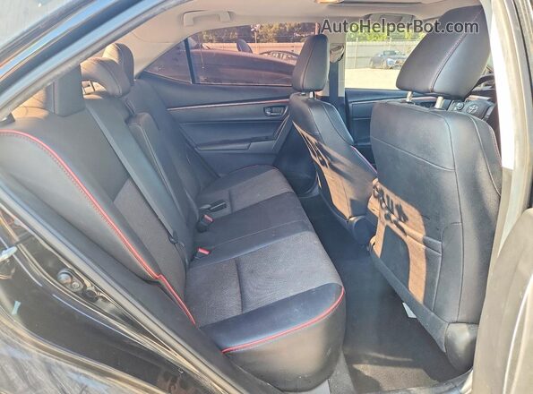 2T1BURHEXGC550209 2016 TOYOTA COROLLA Black Rear seats view