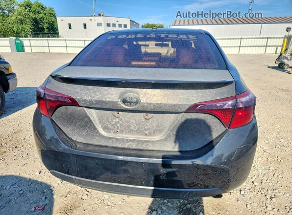 2T1BURHEXGC550209 2016 TOYOTA COROLLA Black Rear view
