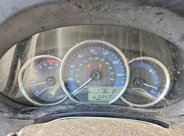 2T1BURHEXGC561369 2016 TOYOTA COROLLA Серый Вид щитка приборов