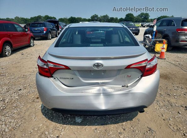2T1BURHEXGC612109 2016 TOYOTA COROLLA Silver უკანა ხედი