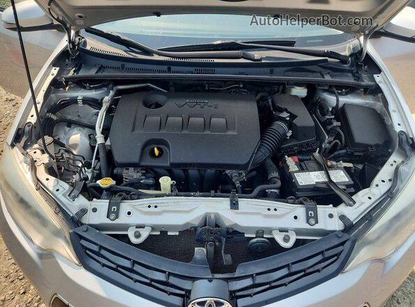 2T1BURHEXGC612109 2016 TOYOTA COROLLA Silver უკანა სალონის ხედი