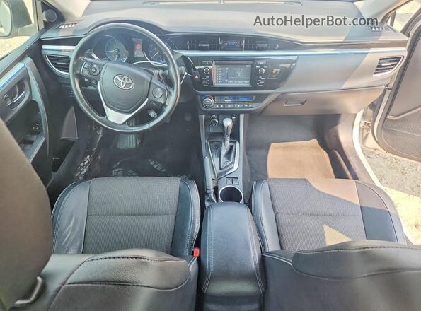 2T1BURHEXGC612109 2016 TOYOTA COROLLA Silver წინა პანელის ხედი