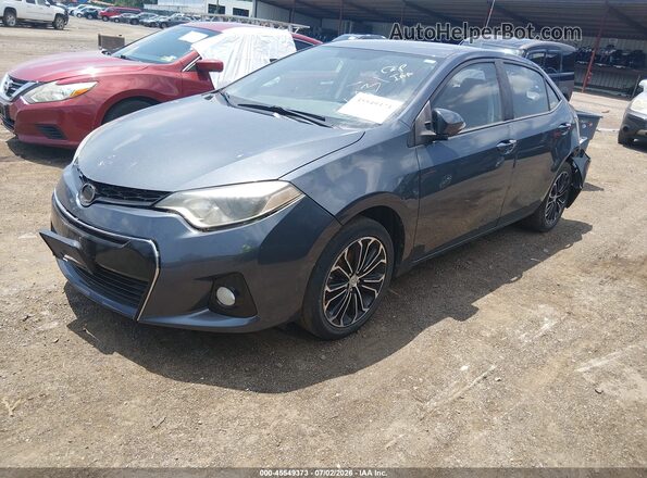 2T1BURHEXGC616631 2016 TOYOTA COROLLA Gray წინა მარცხენა ხედი სამი მეოთხედიდან