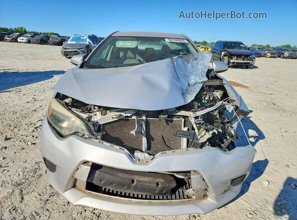 2T1BURHEXGC619576 2016 TOYOTA COROLLA Silver Widok z przodu