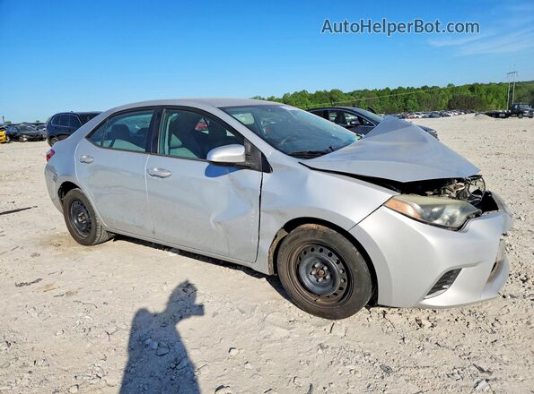 2T1BURHEXGC619576 2016 TOYOTA COROLLA Silver Przód prawy