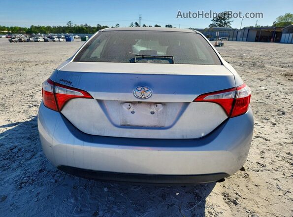 2T1BURHEXGC619576 2016 TOYOTA COROLLA Silver Widok z tyłu