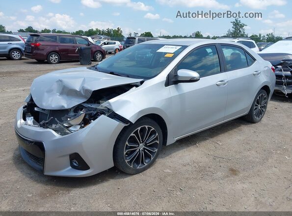 2T1BURHEXGC642534 2016 TOYOTA COROLLA Silver Front left