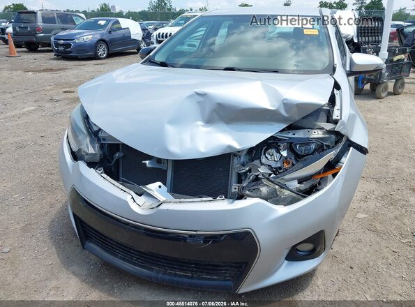 2T1BURHEXGC642534 2016 TOYOTA COROLLA Silver Front view
