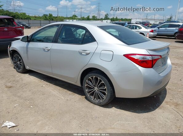2T1BURHEXGC642534 2016 TOYOTA COROLLA Silver Rear left
