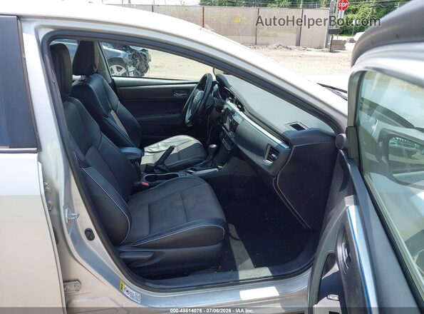 2T1BURHEXGC642534 2016 TOYOTA COROLLA Silver Front interior view