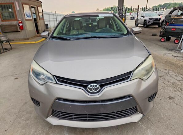 2T1BURHEXGC708385 2016 TOYOTA COROLLA Tan Widok z przodu