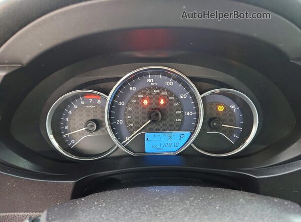 2T1BURHEXGC708385 2016 TOYOTA COROLLA Tan Widok zestawu wskaźników