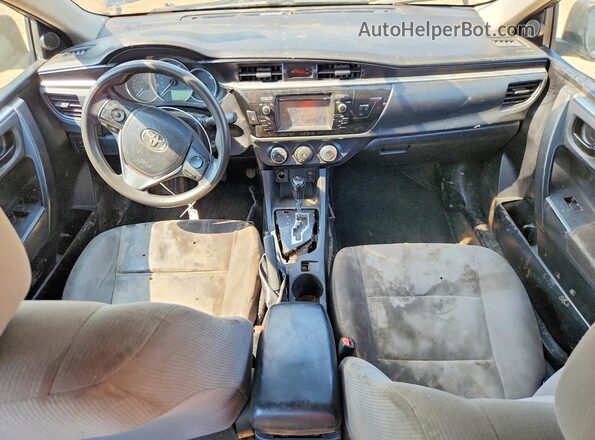 2T1BURHEXGC731651 2016 TOYOTA COROLLA Gray Widok deski rozdzielczej