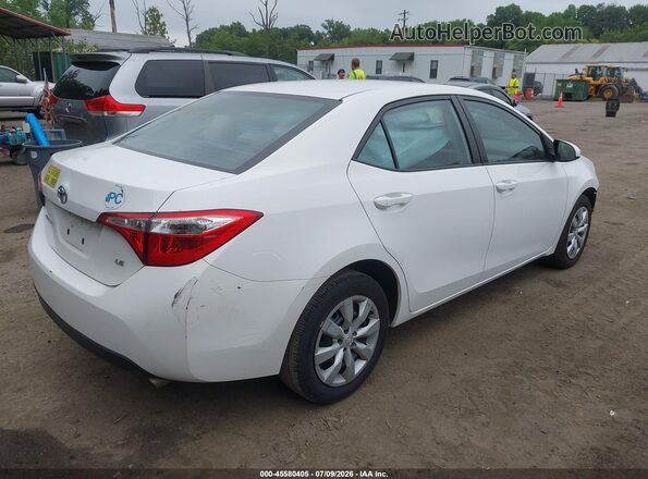2T1BURHEXGC745694 2016 TOYOTA COROLLA White Tył prawy