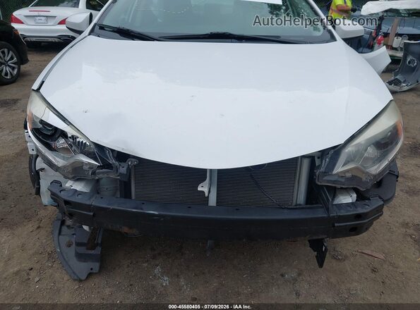 2T1BURHEXGC745694 2016 TOYOTA COROLLA White Widok z przodu