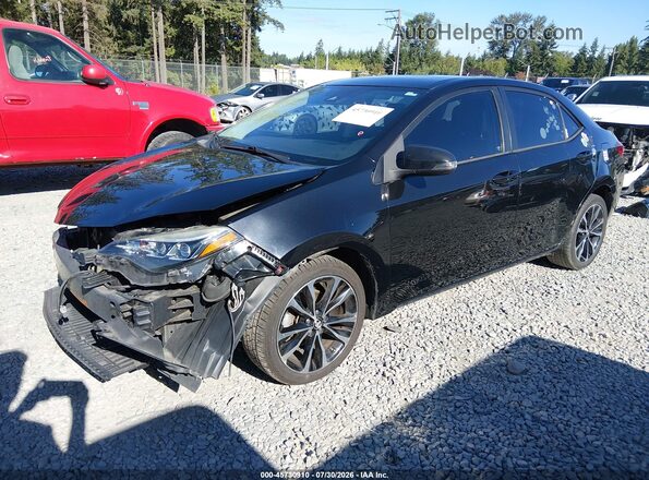2T1BURHEXHC766739 2017 TOYOTA COROLLA Черный Передняя левая четверть