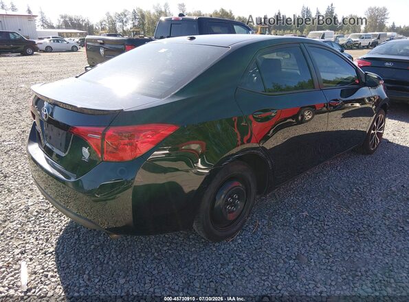 2T1BURHEXHC766739 2017 TOYOTA COROLLA Черный Задняя правая четверть