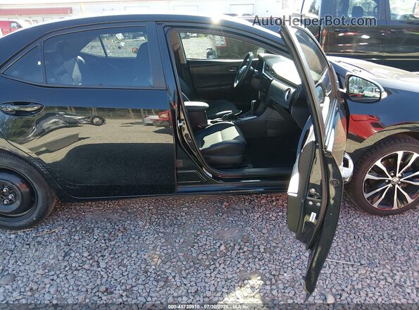 2T1BURHEXHC766739 2017 TOYOTA COROLLA Черный Вид салона спереди