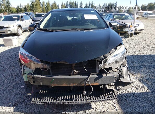 2T1BURHEXHC766739 2017 TOYOTA COROLLA Черный Вид задней части салона